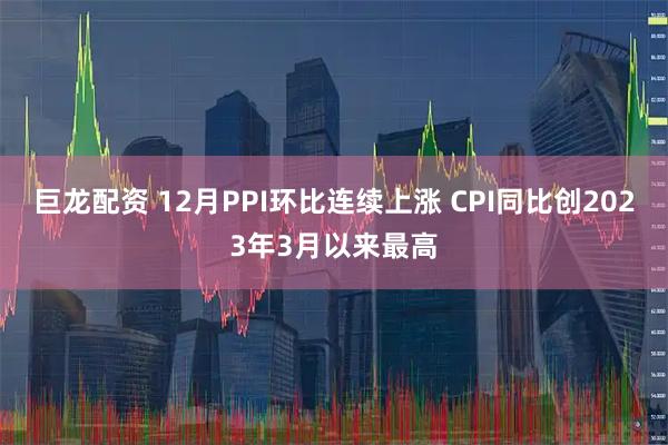 巨龙配资 12月PPI环比连续上涨 CPI同比创2023年3月以来最高
